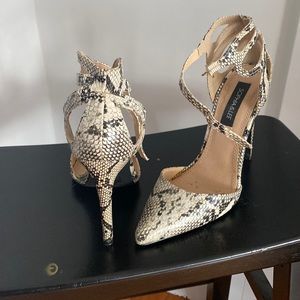 Snakeskin Heels